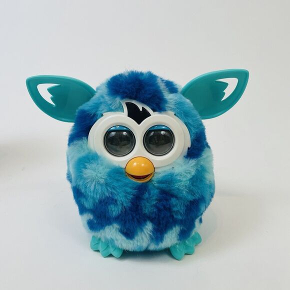 Furby Boom! Blue Waves Aqua 2013 Hasbro Rare With Box - Tested Hasbro - Picture 2 of 11